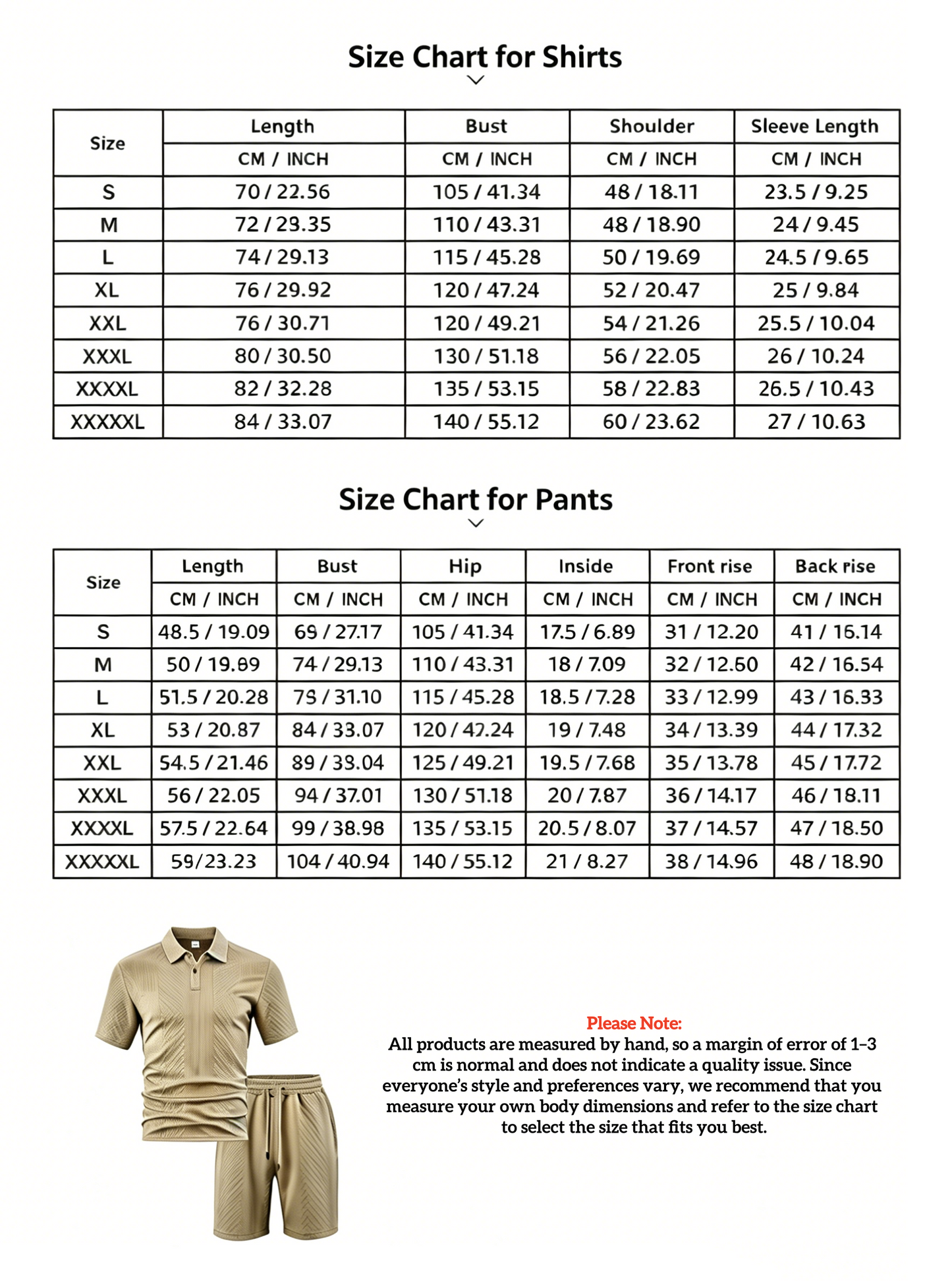 Men's Summer Running Polo Shirt and Shorts Set