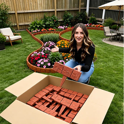 🔥2026 HOT SALE⏰️50K+ SOLD! 🏆Faux Stone Garden Edging Border – Natural Rock Look Landscape Edge🏡