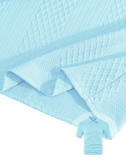 Men's Summer Running Polo Shirt and Shorts Set