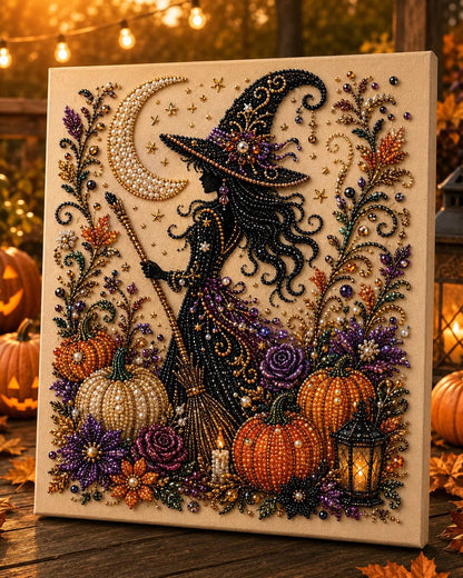 👻Halloween Pearl Art DIY Kit✨Turn Tiny Pearls into Spooky-Cute Magic