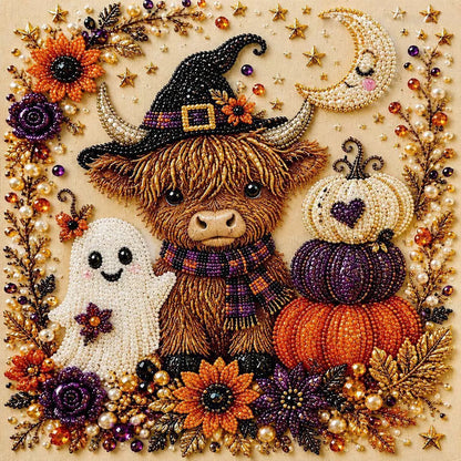 👻Halloween Pearl Art DIY Kit✨Turn Tiny Pearls into Spooky-Cute Magic