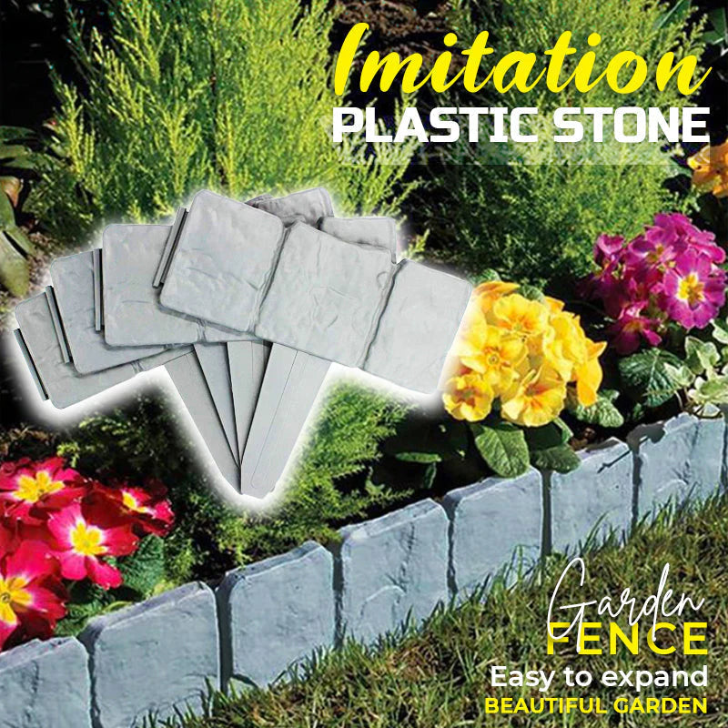 🔥2026 HOT SALE⏰️50K+ SOLD! 🏆Faux Stone Garden Edging Border – Natural Rock Look Landscape Edge🏡