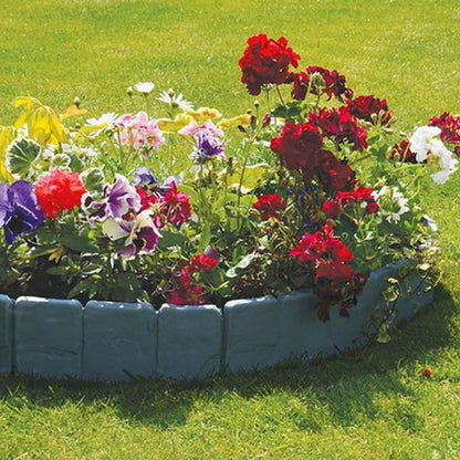 🔥2026 HOT SALE⏰️50K+ SOLD! 🏆Faux Stone Garden Edging Border – Natural Rock Look Landscape Edge🏡