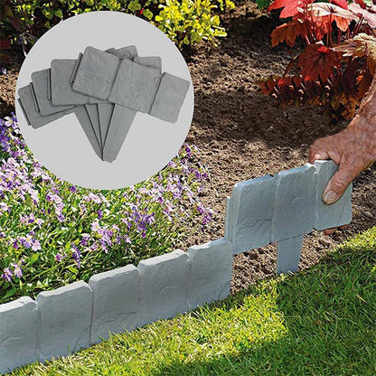 🔥2026 HOT SALE⏰️50K+ SOLD! 🏆Faux Stone Garden Edging Border – Natural Rock Look Landscape Edge🏡